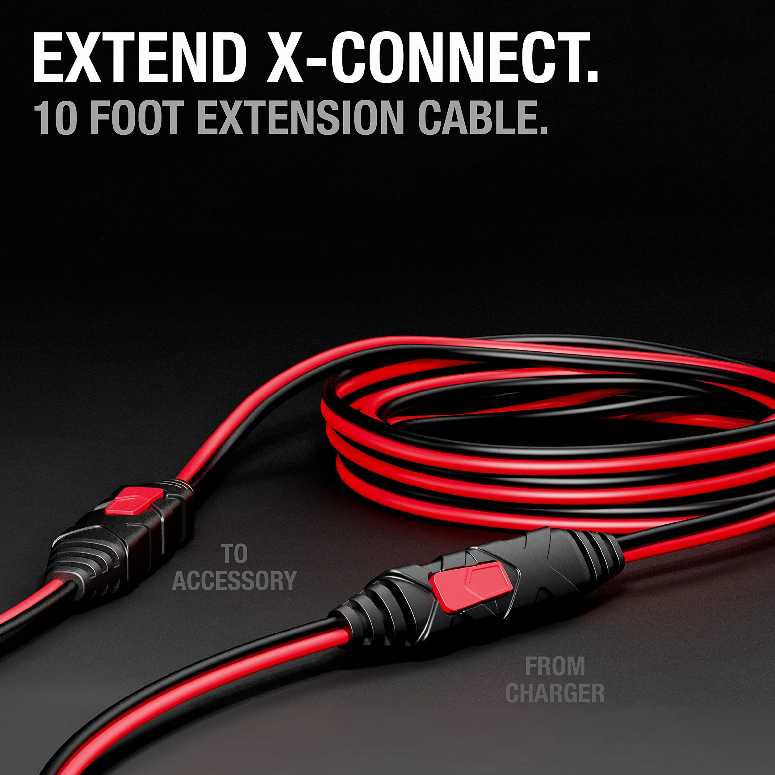 NOCO GC004 X-Connect Accesorio de Cable de Extensión de 3 Metros para Cargadores de Batería Inteligentes NOCO Genius