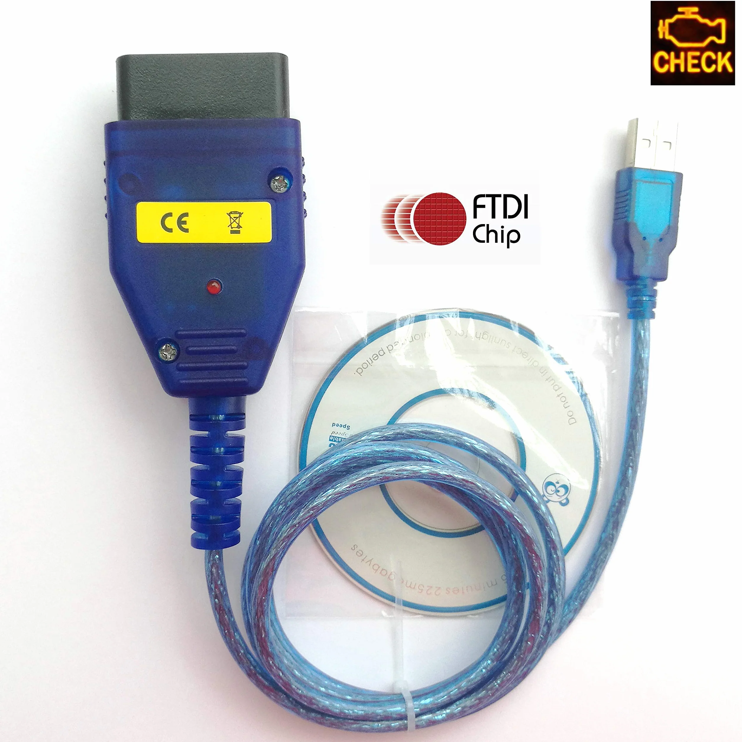 KKL 409.1 OBD USB Interfaz,Herramienta de diagnóstico KKL 409.1 OBD2 - Escáner KKL OBDII Cable OBD KKL 409.1