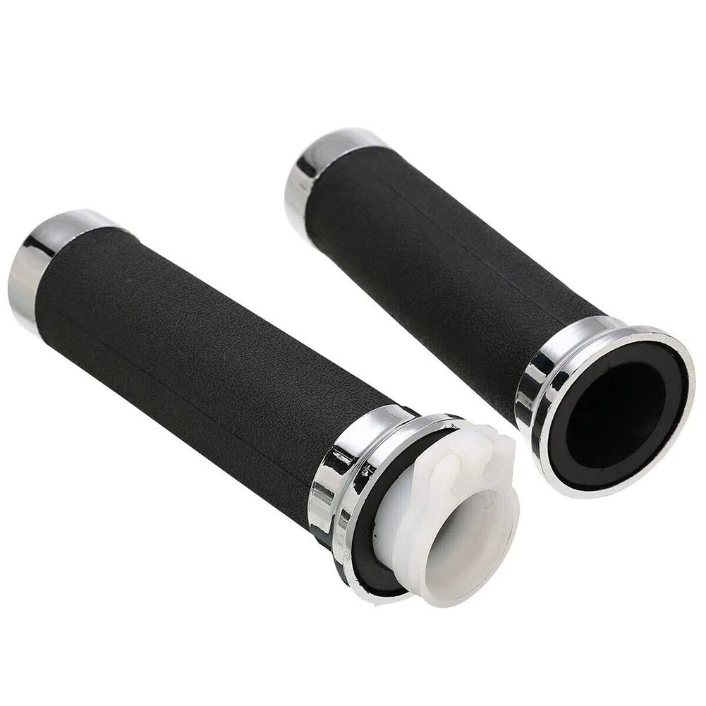 Empuñaduras de Manillar de Motocicleta, Empuñaduras de Motocicleta de 1 '' 25 Mm Empuñaduras de Goma Antideslizantes para Motocicleta