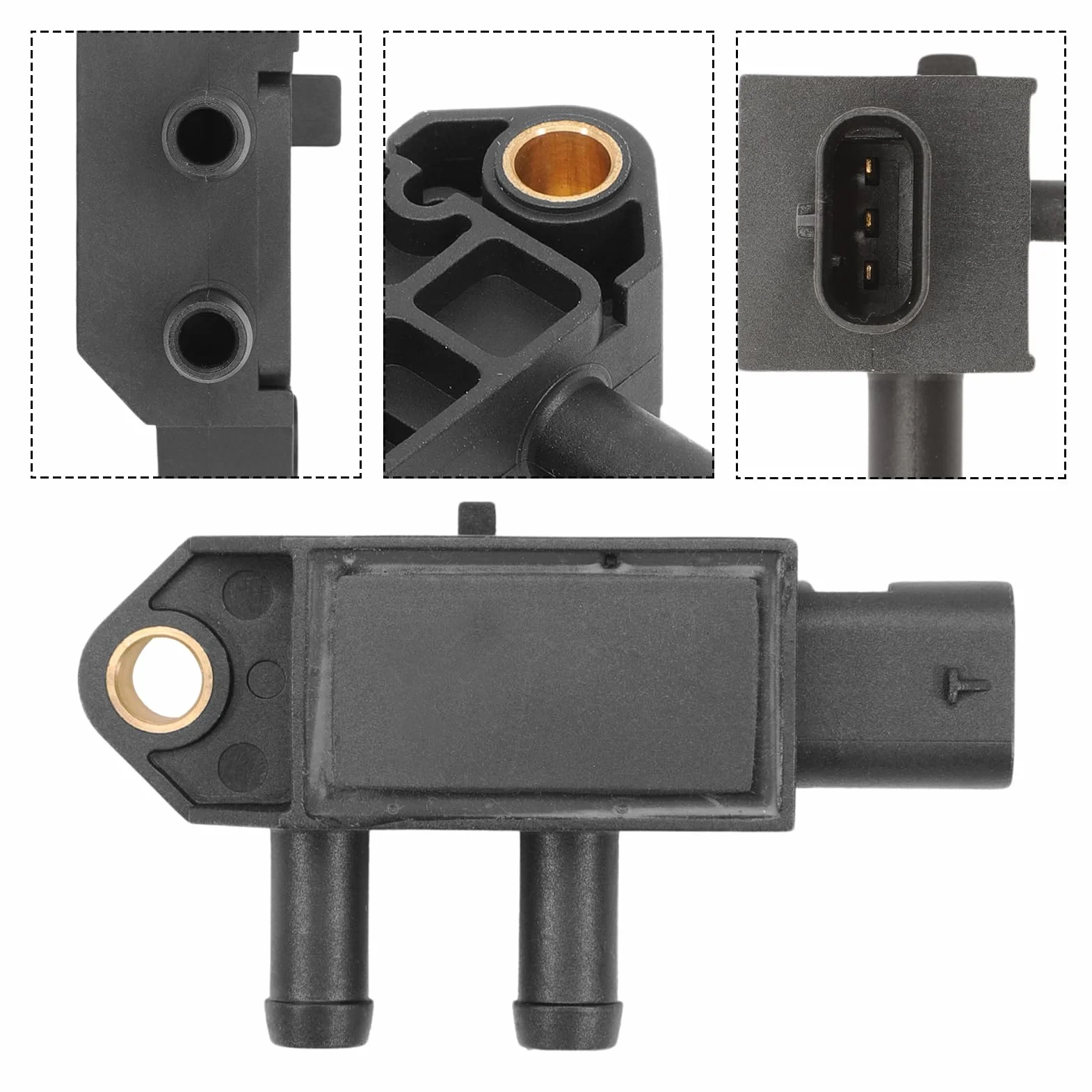 Sensor de presión de escape para VW AUDI A3 A4 Golf 7 8 B9 Seat Skoda 1.6/2.0 TDI 3 pines 04L906051G 04L906051F