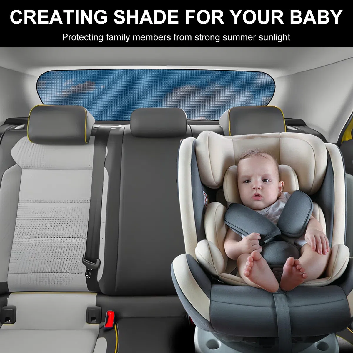 ZATOOTO Parasol Ventanas Traseras Coche para VW Golf 7 2015-2021, Protección Solar, Antirrayos UV, Apto para Niños, Plegable