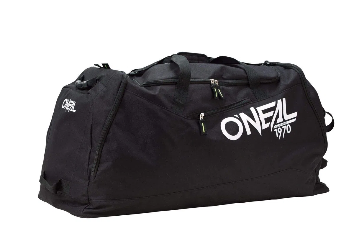 O'NEAL | Accesorios | Motocross Enduro | Poliéster 600D Duradero, Correa de Hombro Acolchada, Paneles de protección de plástico | Bolsa de Equipo O'NEAL TX 8000 | Negra | Tamaño 89 x 41 x 38 cm