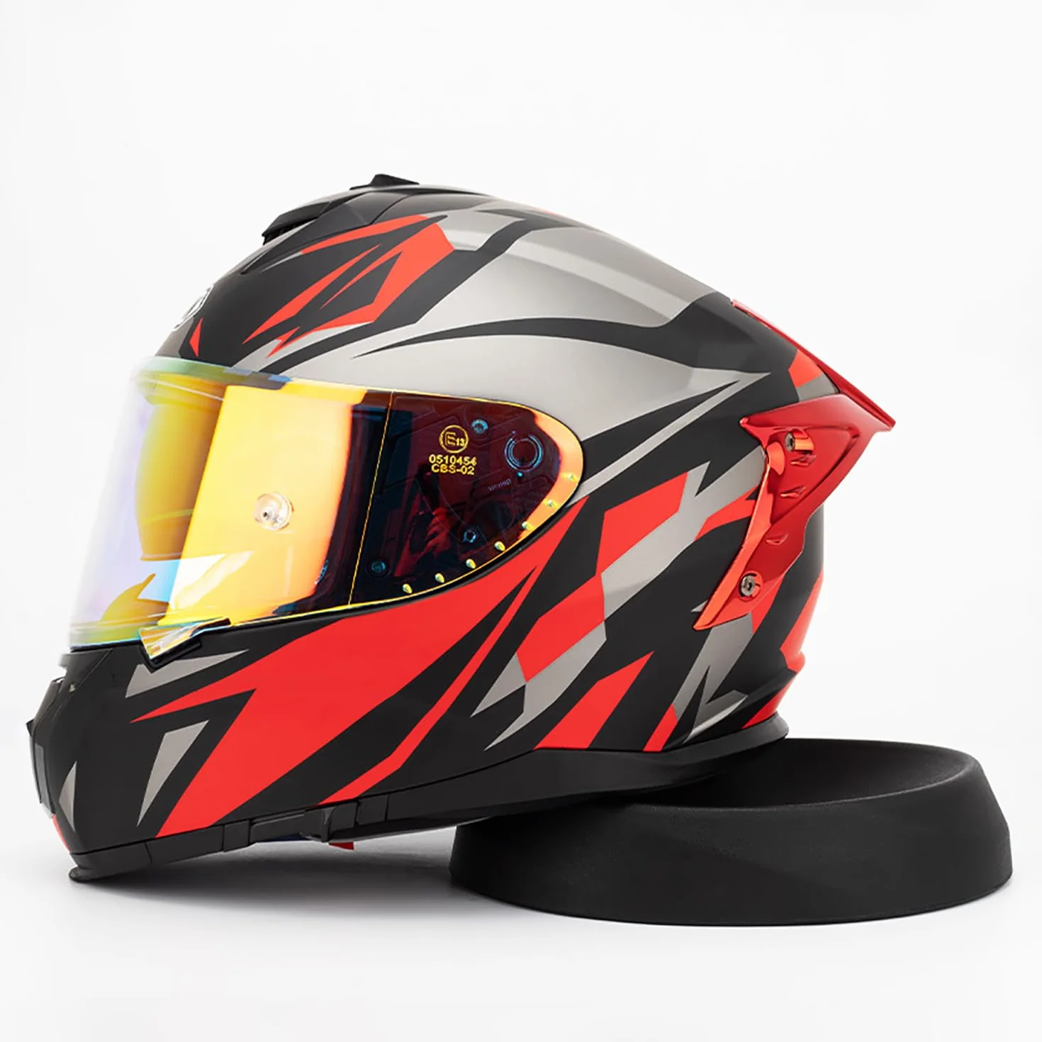 Soporte para Casco de Moto, Base Antideslizante para Cascos de Motocicleta, Almohadilla de Caucho Universal para Exhibición en Tienda, Garage o Hogar