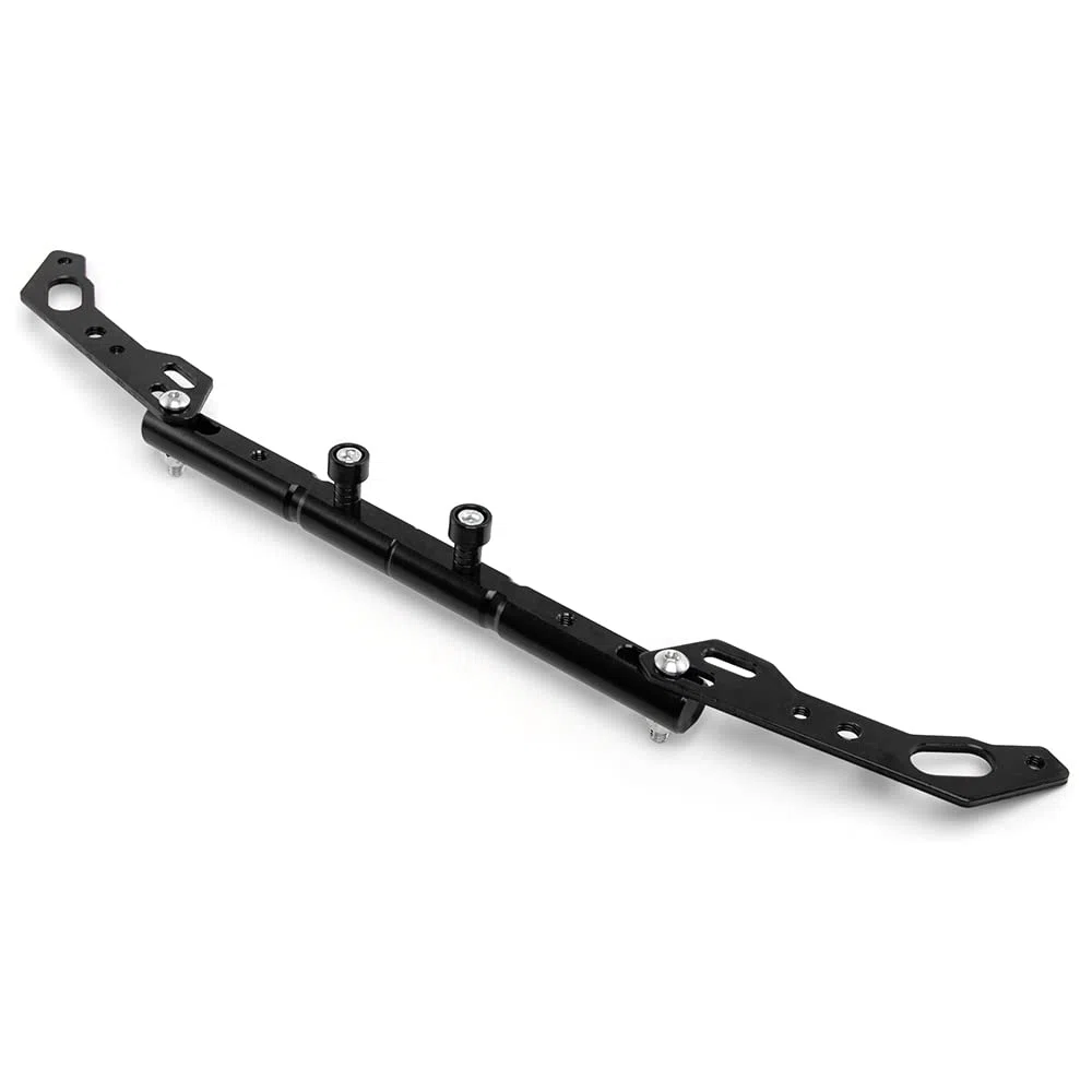 Barra de Equilibrio de Motocicleta para Asiento de Espejo de Motocicleta, Poste de extensión Multifuncional, Barra Transversal para Manillar de Motocicleta (Negro)