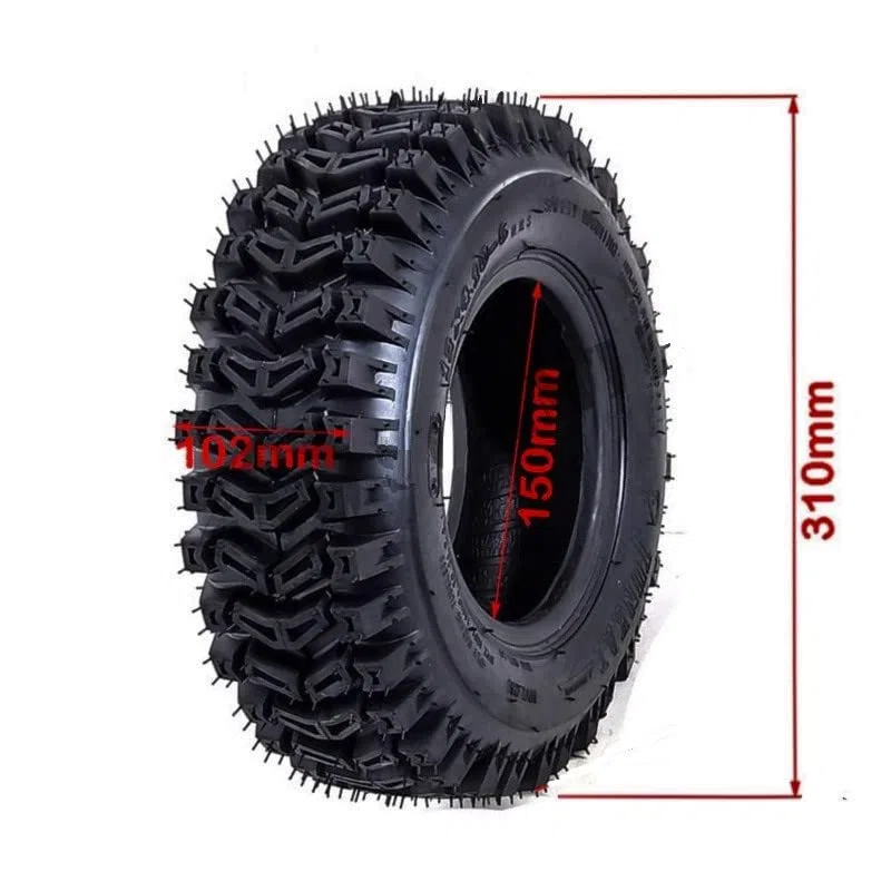 Neumático rueda para Mini Quad Bike 47cc 49cc ATV Go Kart Mini 13x4,10-6, recambio para carro motocicleta de nieve interior exterior