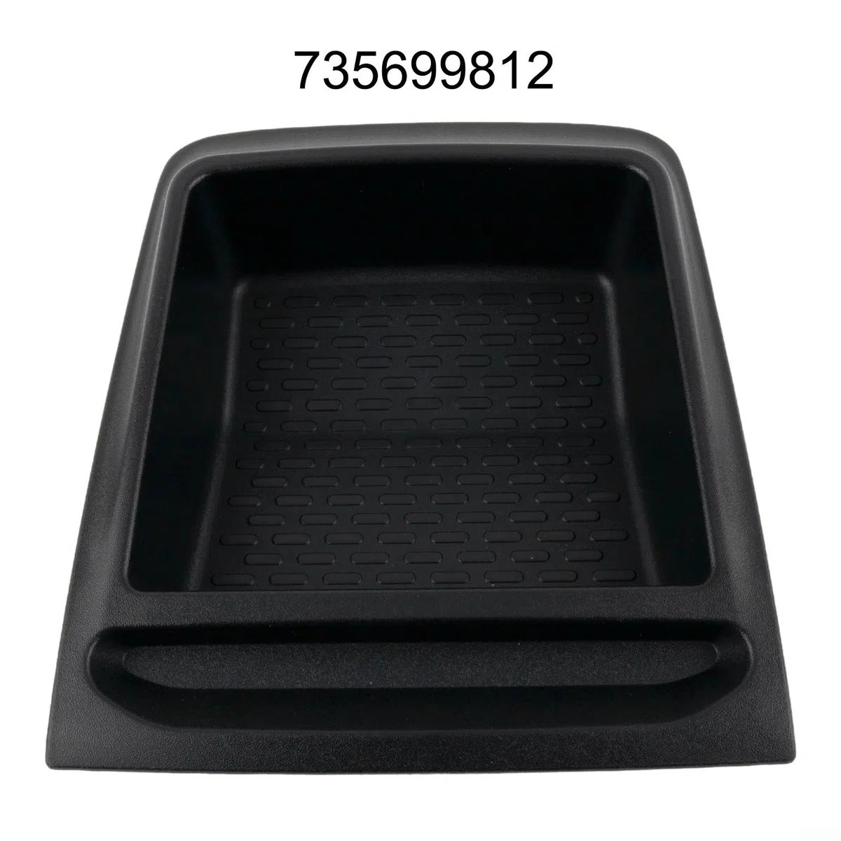 Bandeja de almacenamiento para salpicadero, para Fiat Ducato/Boxer/Relé (2014 en adelante), ABS negro, OEM 735699812, para Fiat, bandeja de salpicadero, 735699812