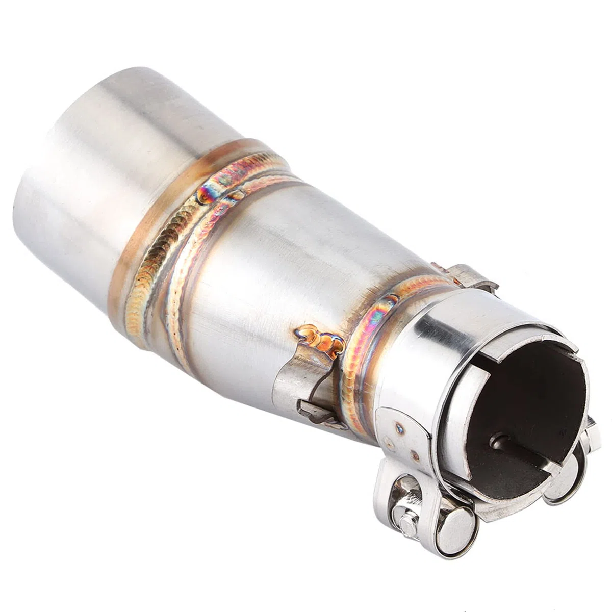 Tubo de Enlace Intermedio de Escape - BiuZi Accesorios de Sistema de Escape de Conector de Adaptador de Tubo de Enlace de Silenciador de Escape de Motocicleta for Z250 250 13-16