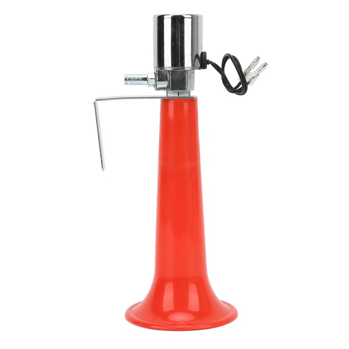 Tbest Bocina de camión de 12V/24V, Bocina de Silbato Turco 12V, Bocinas de Aire de 24V para Camiones, Bocina de Aire Roja de 180DB Propósito Universal Bocina de Silbato de Presión de Caravana