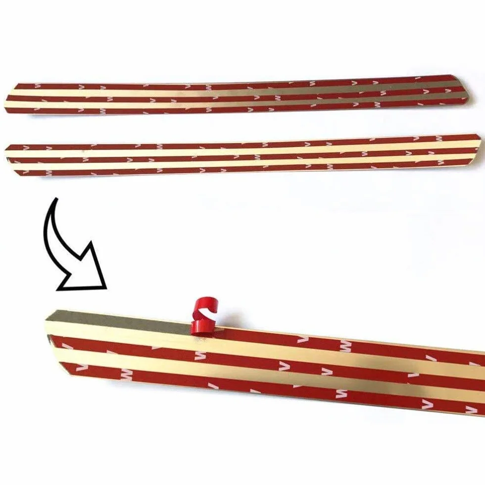 4 Piezas Molduras de Umbral de Puerta Coche Acero Inoxidable para Peu-geot 308 208 508 207 3008 2008 307, Protector de Pedal de Umbral de Puerta,Pegatina de ProteccióN Cubierta de Umbral