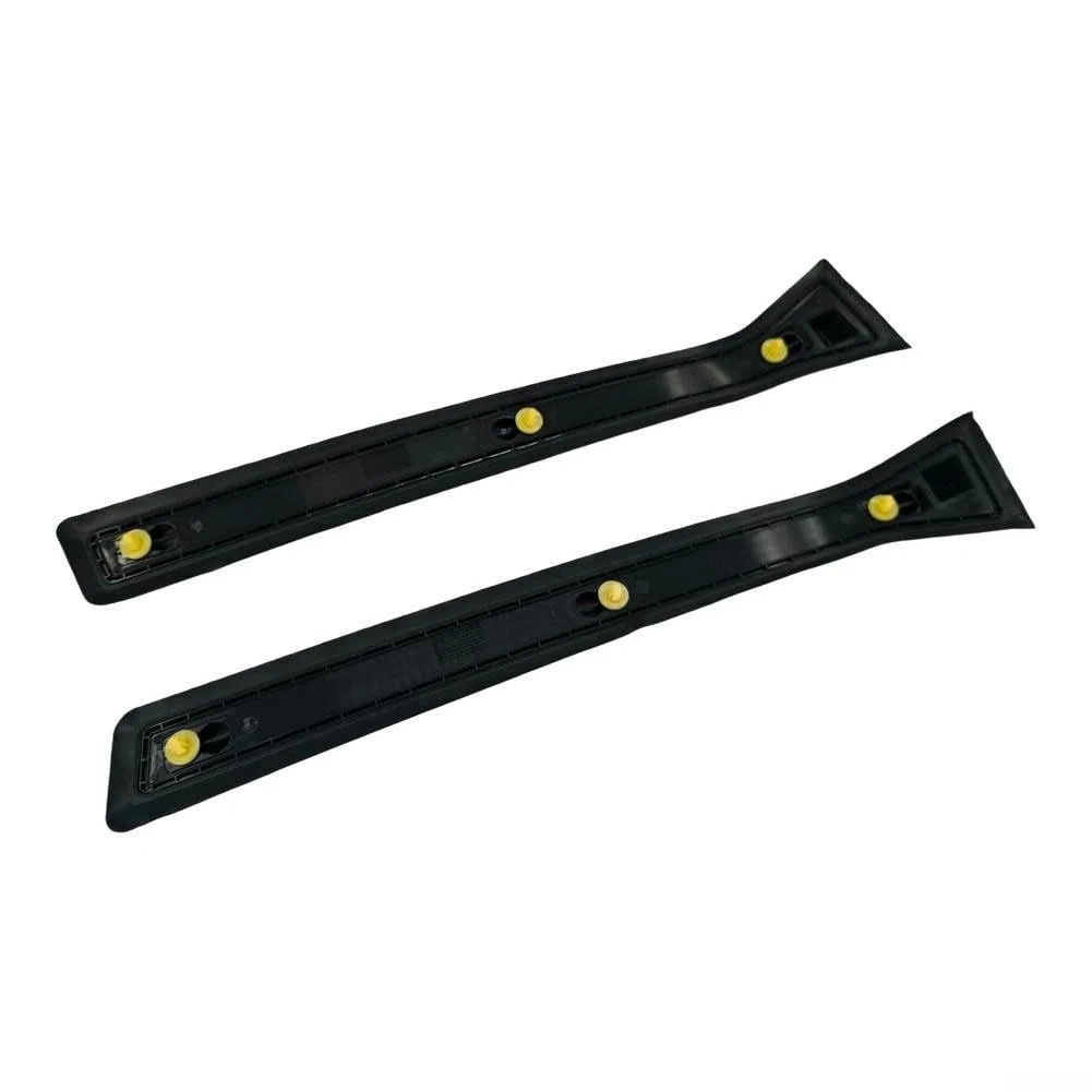 Astra H B-Pillar Tira de Sellado Par 13123711 13123710 para Opel Para Opel 2004-2010 Negro ABS Puerta Marco Cubierta