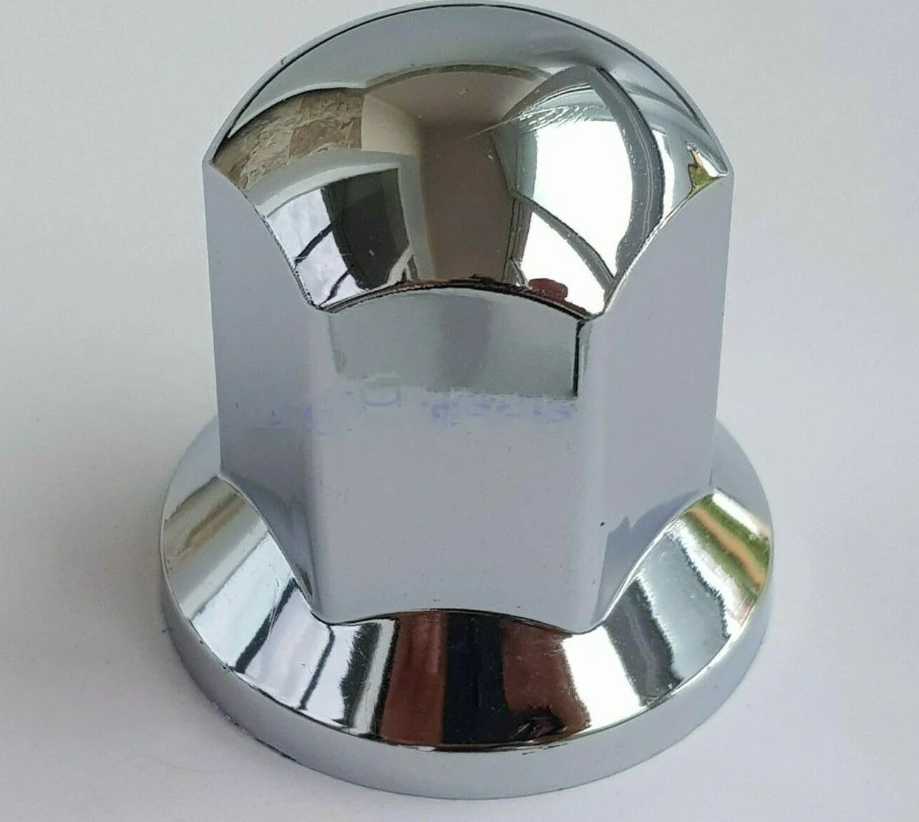 25 x 32 mm cubiertas de tuercas de rueda de plástico cromado para camiones, remolques, camiones de carga