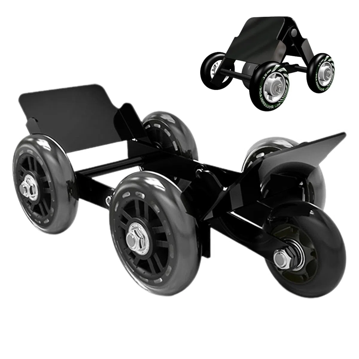 Plataforma rodante para Ruedas de Motocicleta, Herramientas móviles móviles, Carros con Ruedas Portátiles Carro con Ruedas, Transportador de Motocicletas con diseño de múltiples