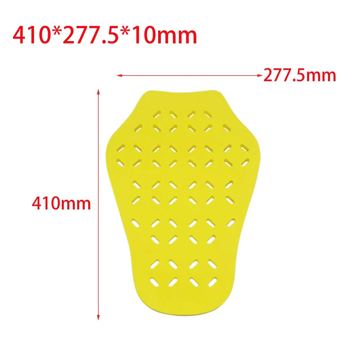 Protector de Espalda Insertable de EVA, Equipo de Protección para Motociclistas, Almohadillas de Protección Insertables para Chaquetas de, M