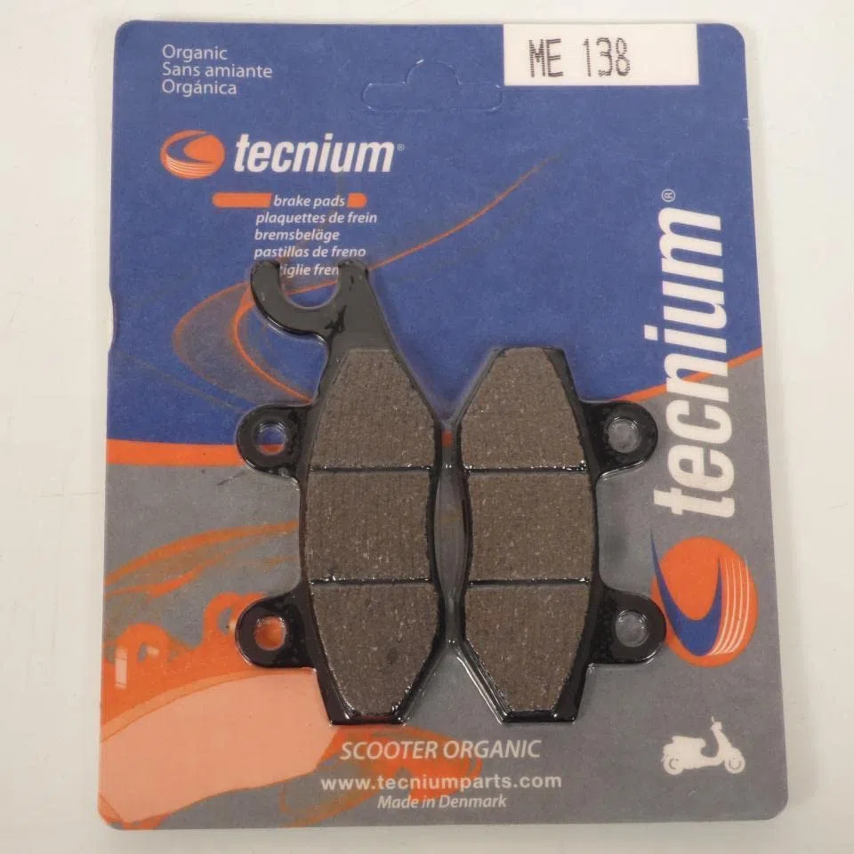 Pastilla de freno Tecnium para scooter Kymco 125 Grand dink 2001-2010 ME138 / DELANTERA / TRASERA A estrenar