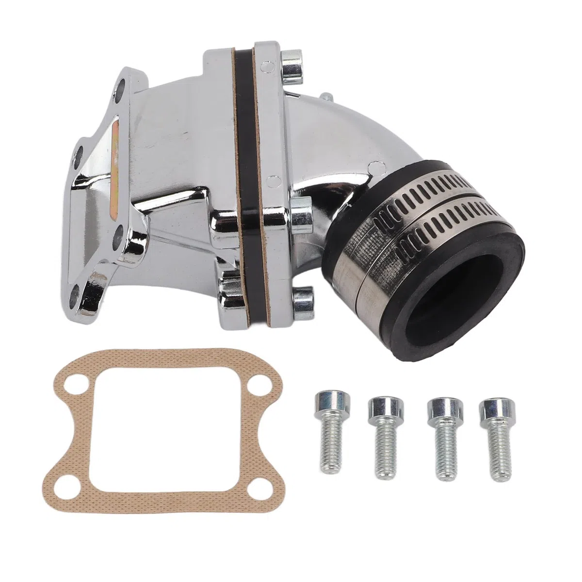 Adaptador de Colector de Admisión de Carburador, Reemplazo de Aleación de Aluminio Premium de 33mm para DIO AF27 AF28 ZX50 SE50 para Mejorar el Motor