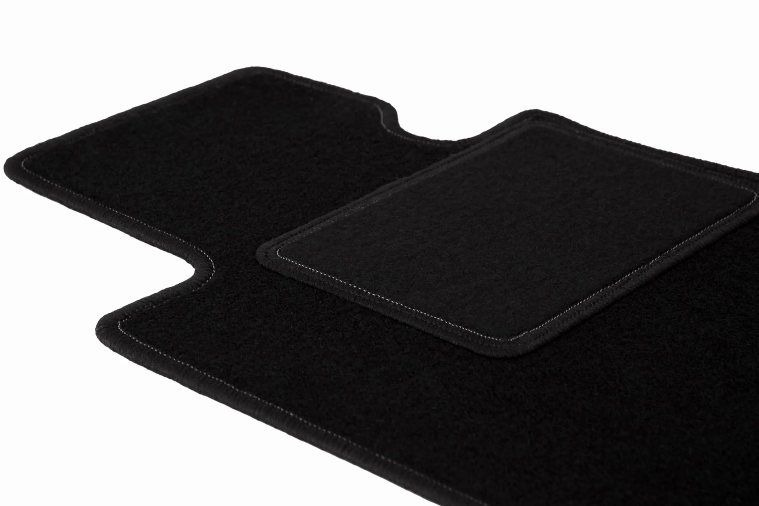 Alfombrillas de Coche de Terciopelo a Medida, compatibles con Seat Exeo Sedán, Combi (2008 – 2015), Alfombrilla de Terciopelo para el Lado del Conductor.