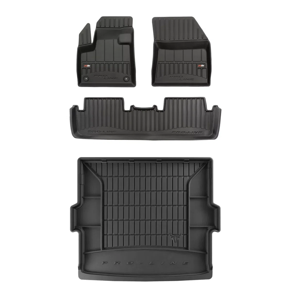 MOTOS Set de alfombrillas de goma y alfombrillas de maletero para DS 7 Crossback desde 2017 Mejora la comodidad de tus viajes con la alfombrilla antideslizante para coche 3D- alfombrillas para todo ti