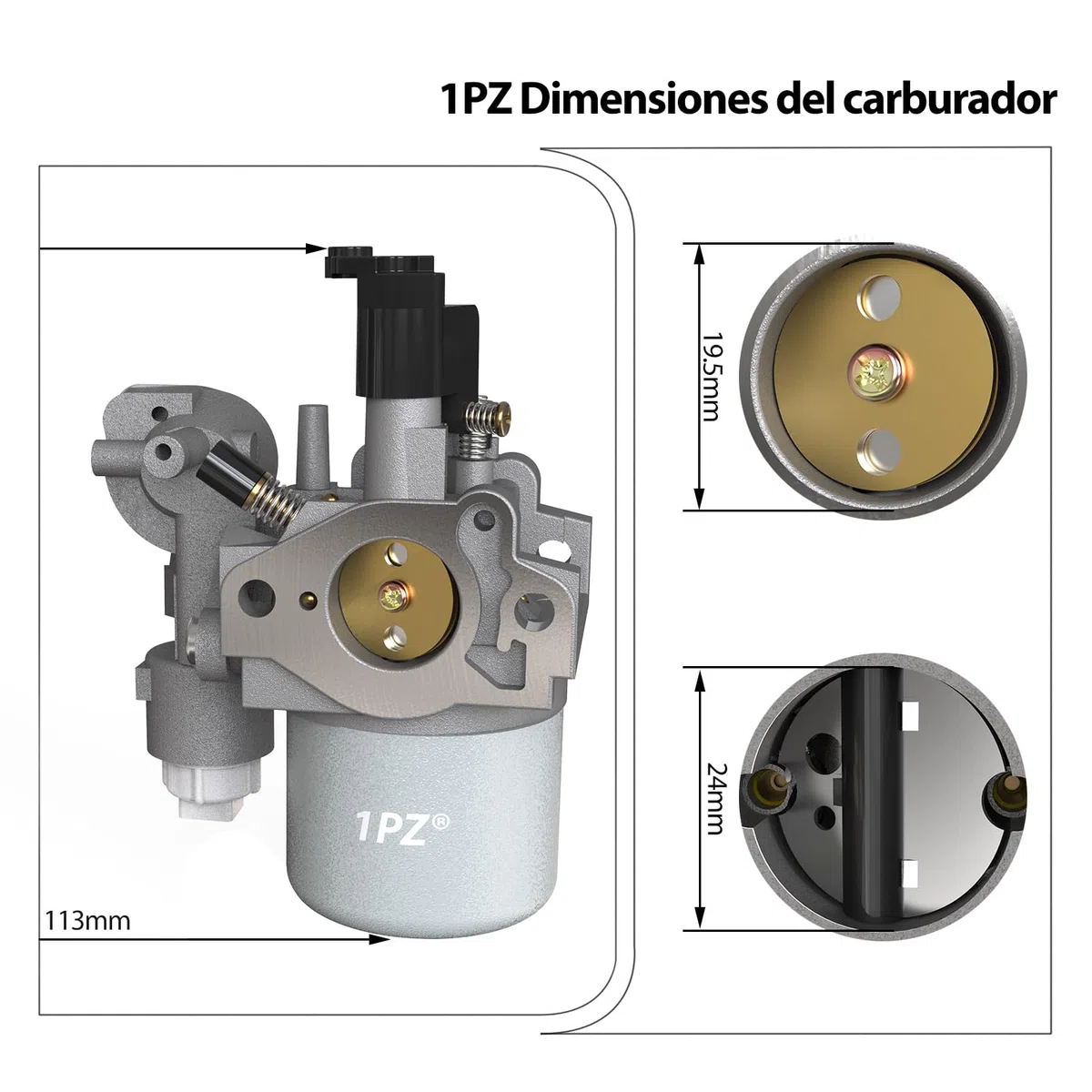1PZ ES5-SG7 Carburador Reemplazo para motor Subaru Robin EX13 EX17 EX17D SP17 SP170 277-62301-30 277-62302-50