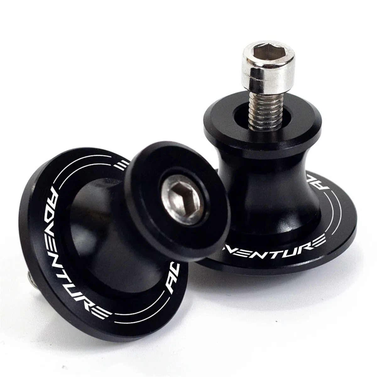 Ajuste for KTM 790 390 Adventure 1290 1050 1090 1190 ADV, Accesorios for Motocicleta, carretes basculantes, Soporte Deslizante, Tornillos, Protector de 10MM (Size : Black)
