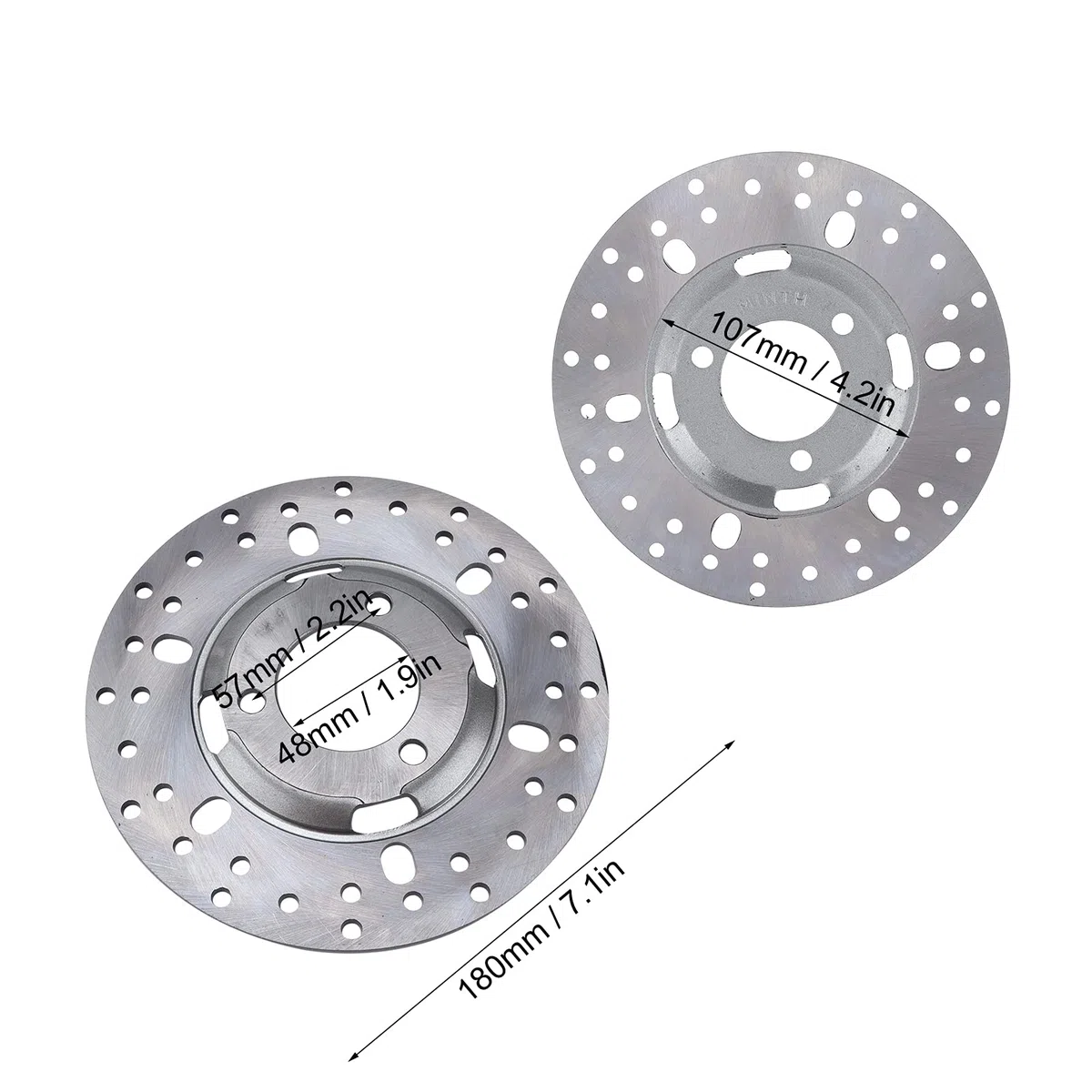 Disco de Freno Delantero, Disco de Rotor de Freno, Aleación de Acero Universal Duradera para Scooters