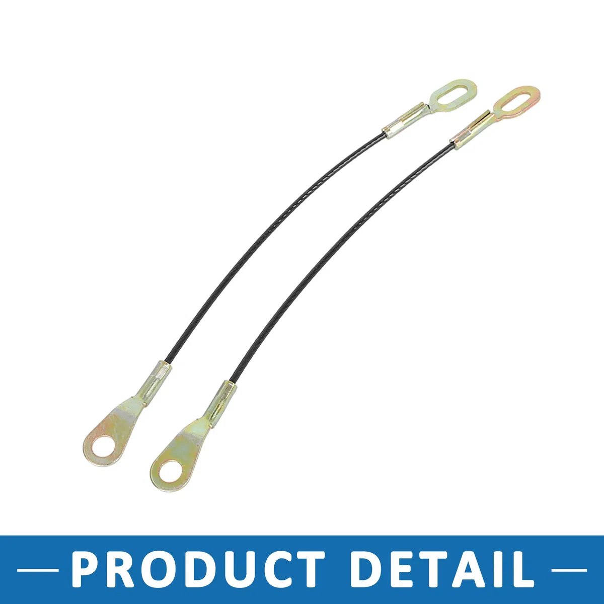 A ABSOPRO Puerta Trasera Alambre Cable Correa UH7065760K para Ford para Ranger (Juego de 2)