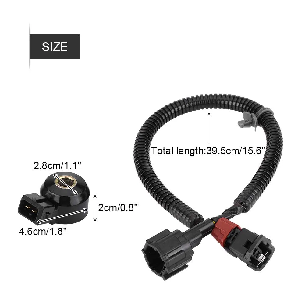 Arnés de cableado para sensor de golpes compatible con 22060-30P00 24079-31U01