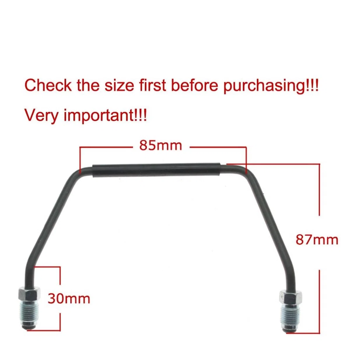 Tubo de freno de automóvil Ajuste para Porsche Cayenne 955 para Audi Q7 para VW Pinza Tubo de retorno aceite modificado freno(1PC)