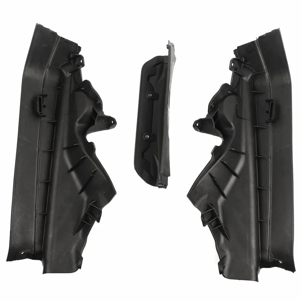 51717169419 Motor Compartimiento Superior Partición Panel Mamparo Kit 3PCS Compatible con X5 E70 2006-2013, E70 LCI 2009-2013, X6 E71 2008-2014, E72 Hyb 2009-2011 Huiruhy