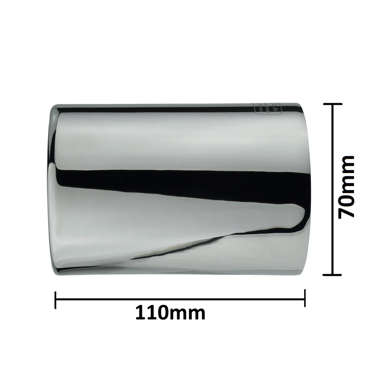L & P A302 1 Escape Apertura 70 mm Acero Inoxidable Espejo Pulido Cromo Plug & Play Silencioso paneles apertura de escape comparación No 18307610636 18307610635 18307610634 18307610633 18307610632