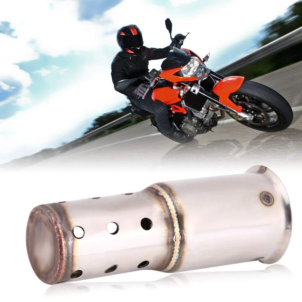 VOBOR Silenciador de Escape, Universal 51 mm DB Killer Motocicleta Silenciador de Silenciado, Eliminador de ruido Puntas de escape de motocicleta
