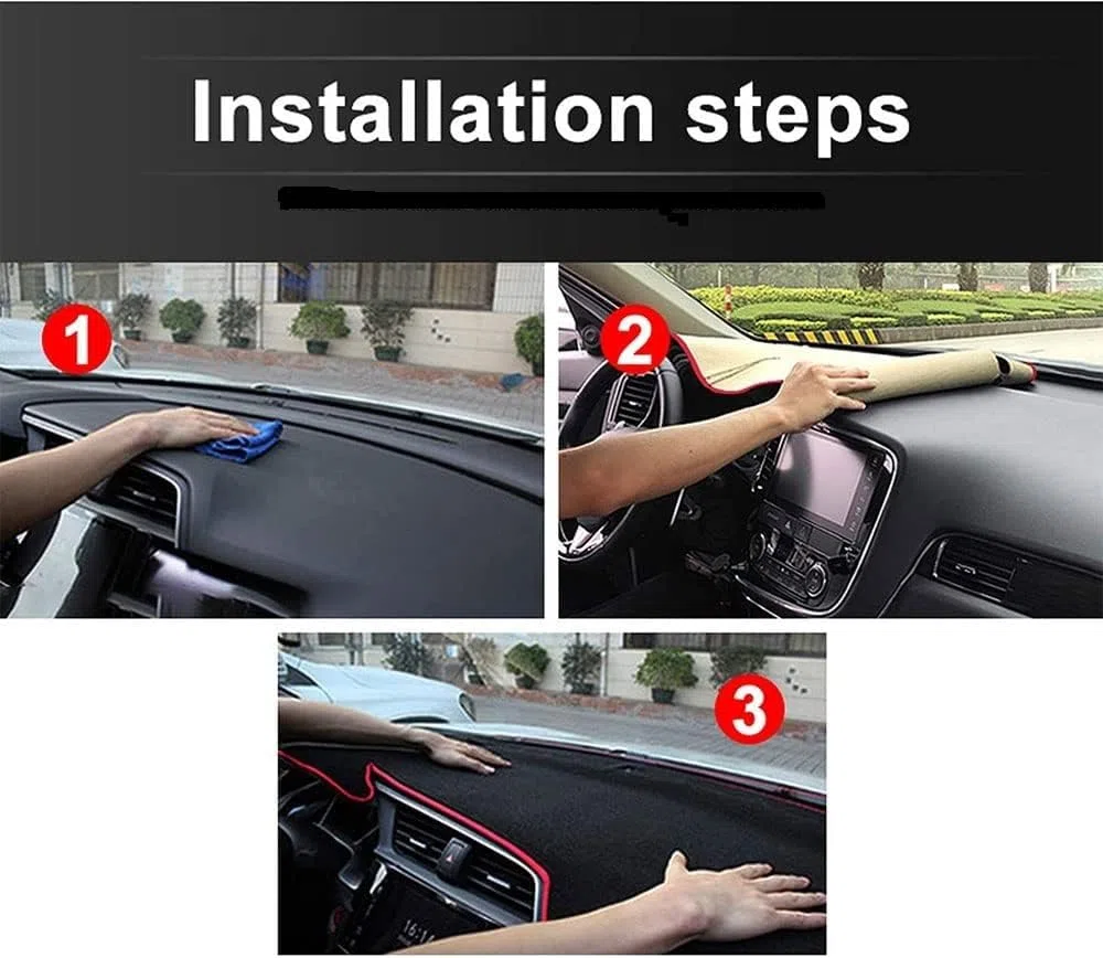 Fundas de salpicadero para Coche para Nissan X-Trail T33 2021 2022 2023 2024, Cubierta Antideslizante De Tablero Protector Solar Proteger Alfombra Salpicadero