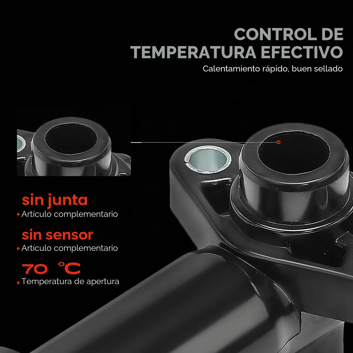 Frankberg Termostato de Refrigerante Diesel Compatible con Serie 3 Touring E91 2.0L Serie 3 Touring E46 2.0L Serie 1 E87 2.0L Serie 5 Touring E61 3.0L X5 E70 3.0L Replace# V209912821