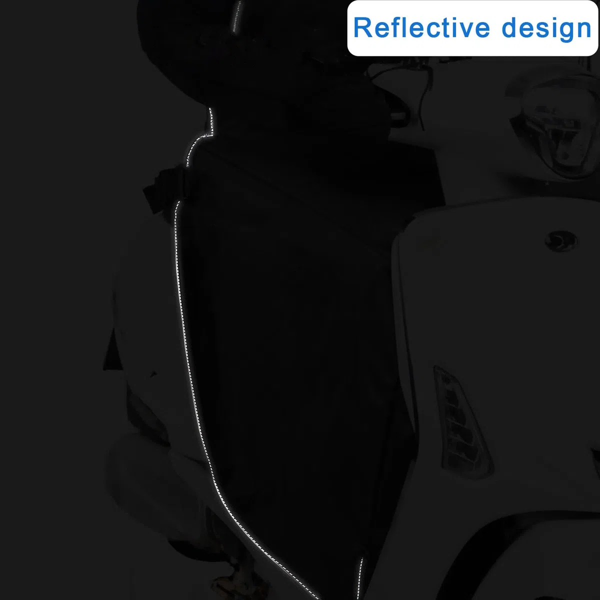 CubrePiernas para Moto Manta Scooter Universal Funda Cubrepiernas Moto Scooter Cubre Piernas Manta Térmica Más Velvet para Calentar y Proteger Las Piernas del Frío 100% Impermeable