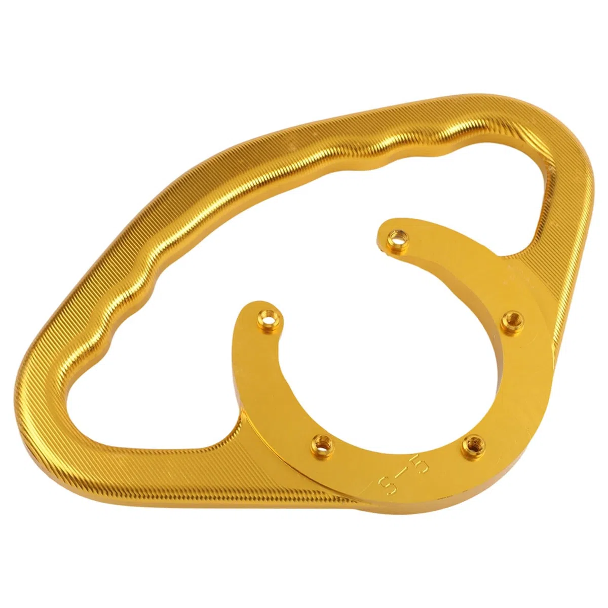 Para CNC de aluminio para motocicleta, para combustible para tanque, barra de agarre, reposabrazos trasero del pasajero, color rojo