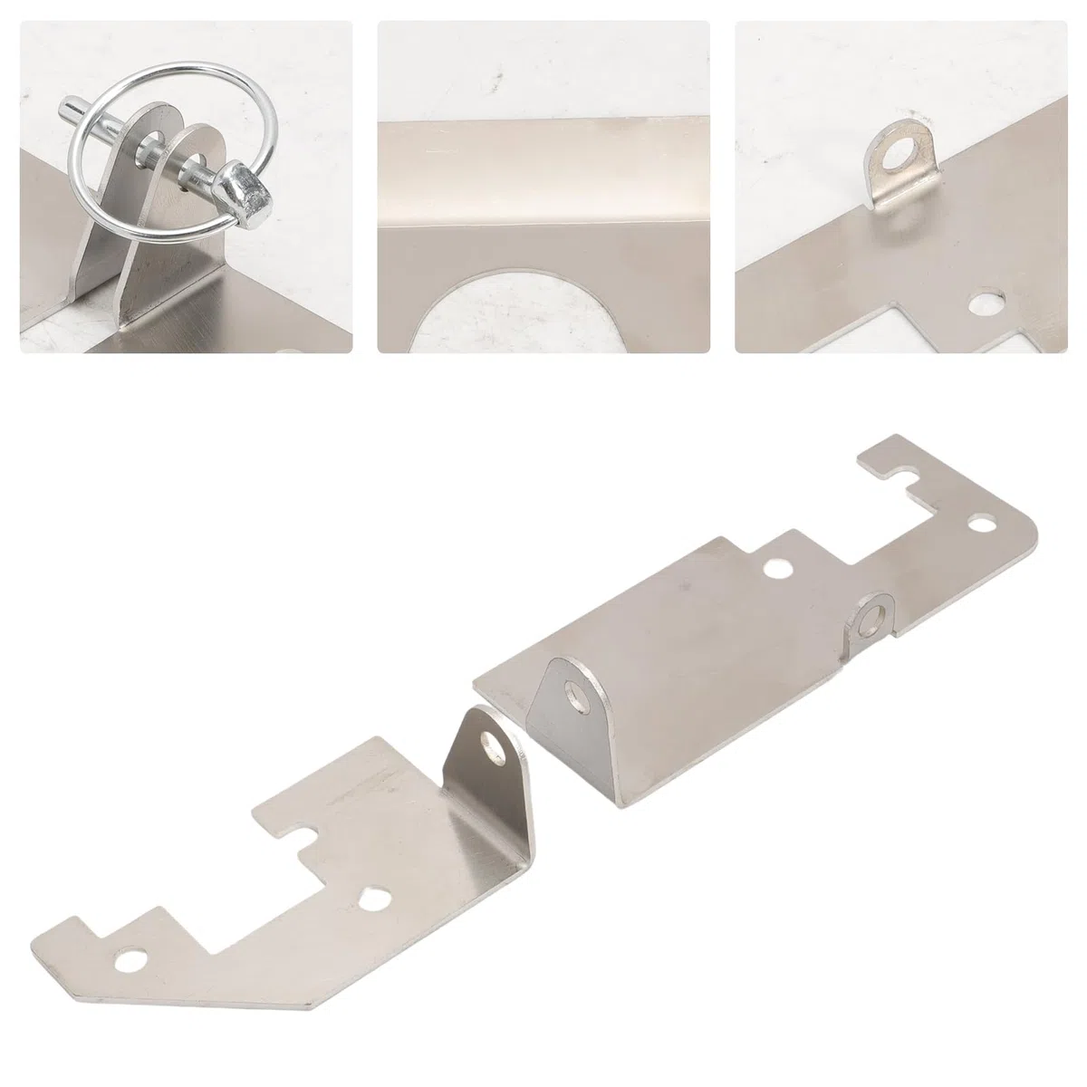 Cerradura de puerta trasera y protección antirrobo Prick Stop para Ducato, Boxer, Jumper H1, H2, H3, accesorios para autocaravanas con pasador abatible galvanizado de 6mm x 45mm