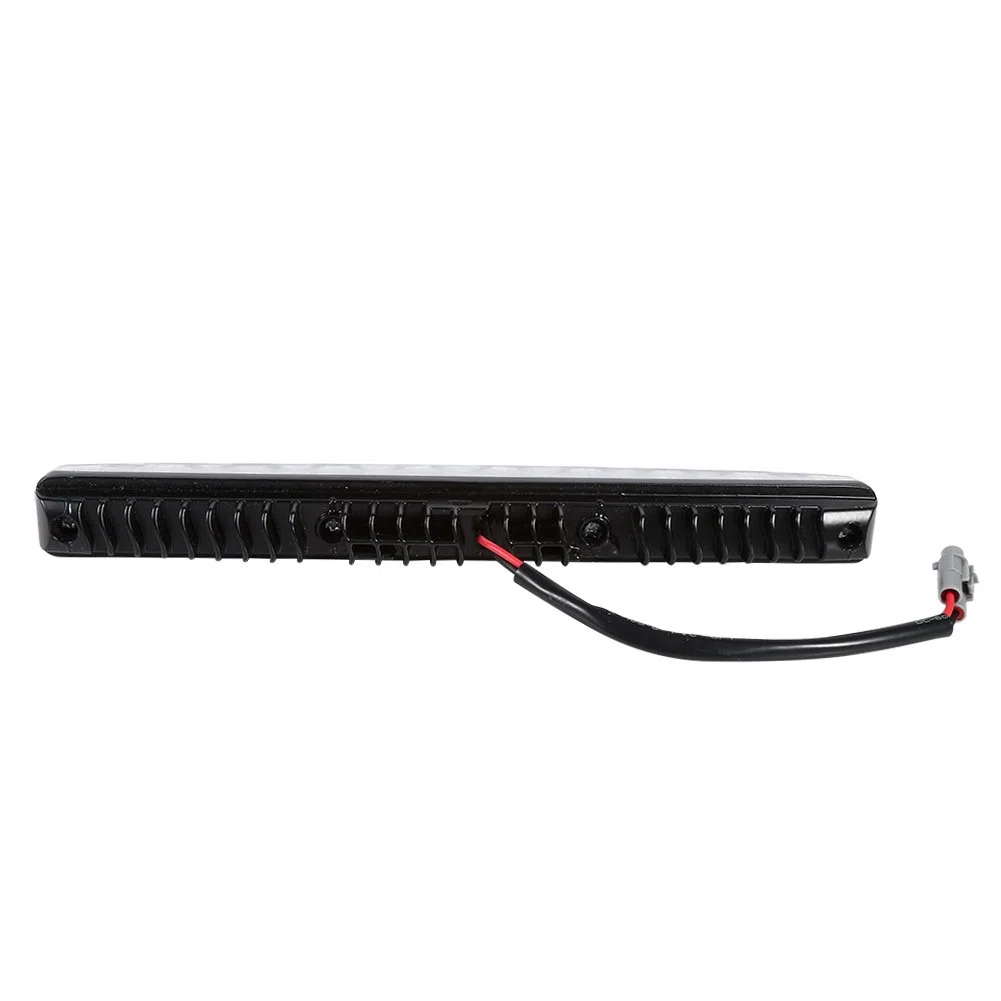 2pcs Blanco 9-LED Tira larga Luz de circulación diurna DRL Lámpara de conducción diurna antiniebla para automóvil