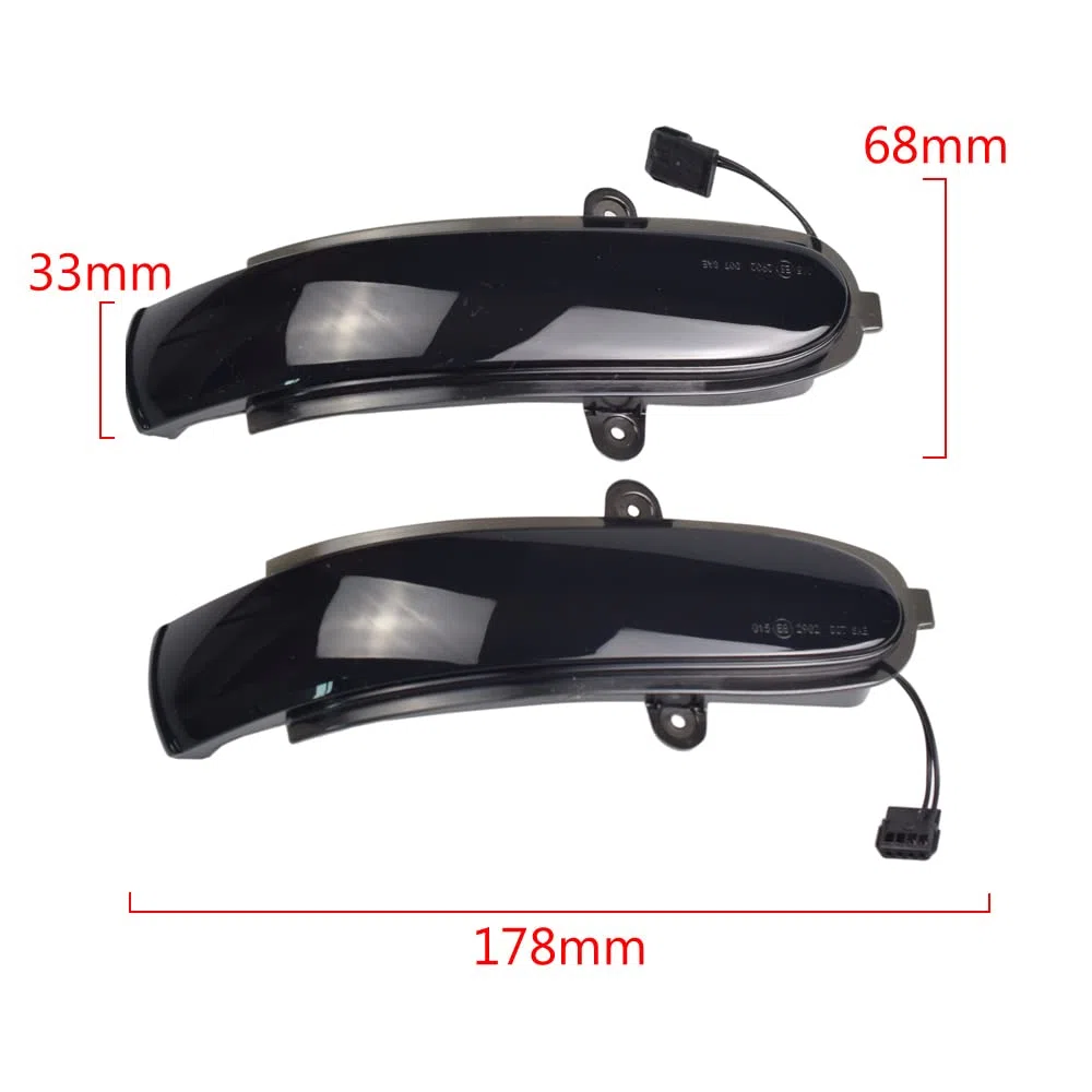 Retrovisor luces indicadoras de giro de intermitentes LED dinámicas para Mercedes Benz G-Clase W463 E-Clase W211 S211 Amarillo