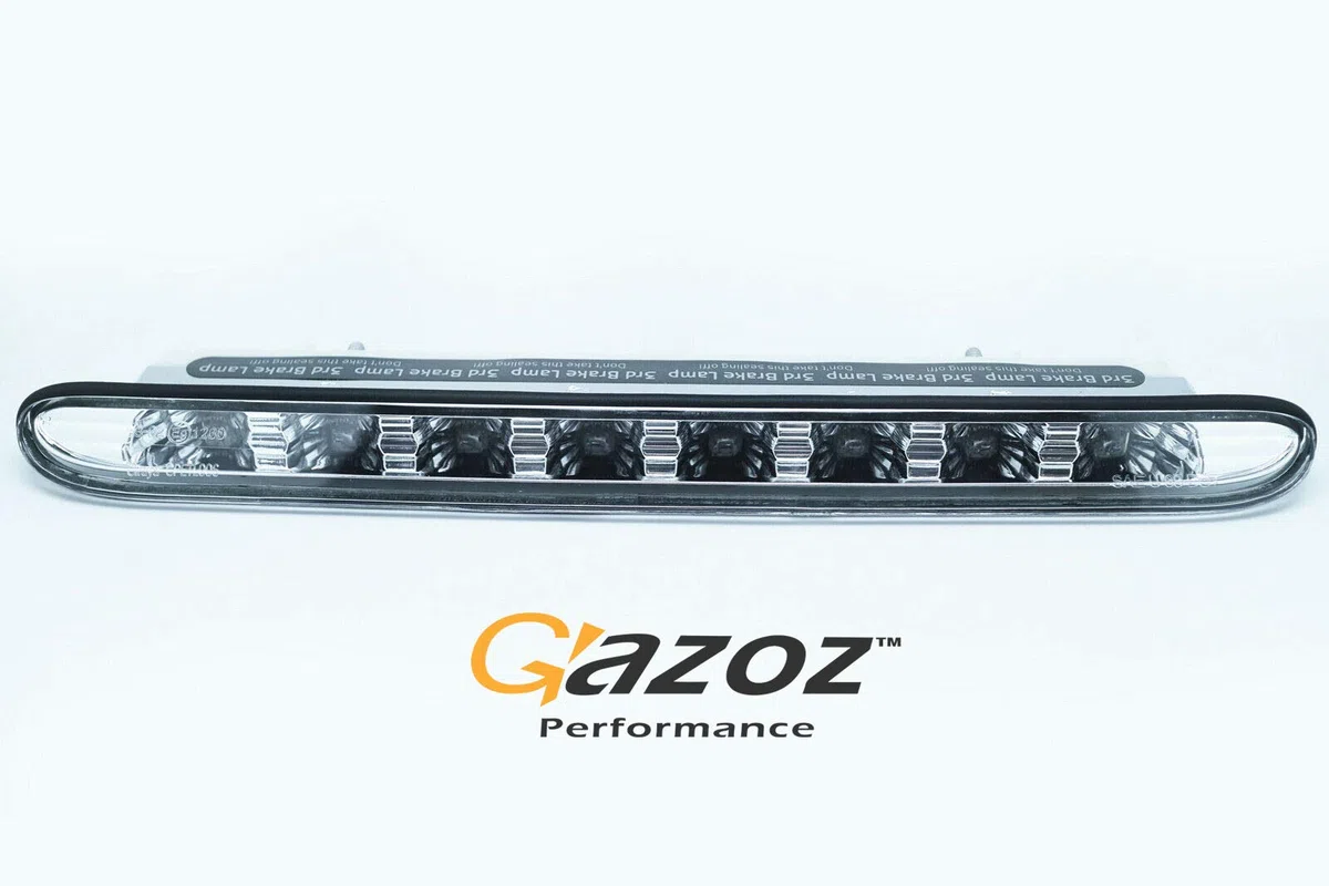 Tercera luz de freno LED roja/lente transparente para Peugeot 01-08 206 cc