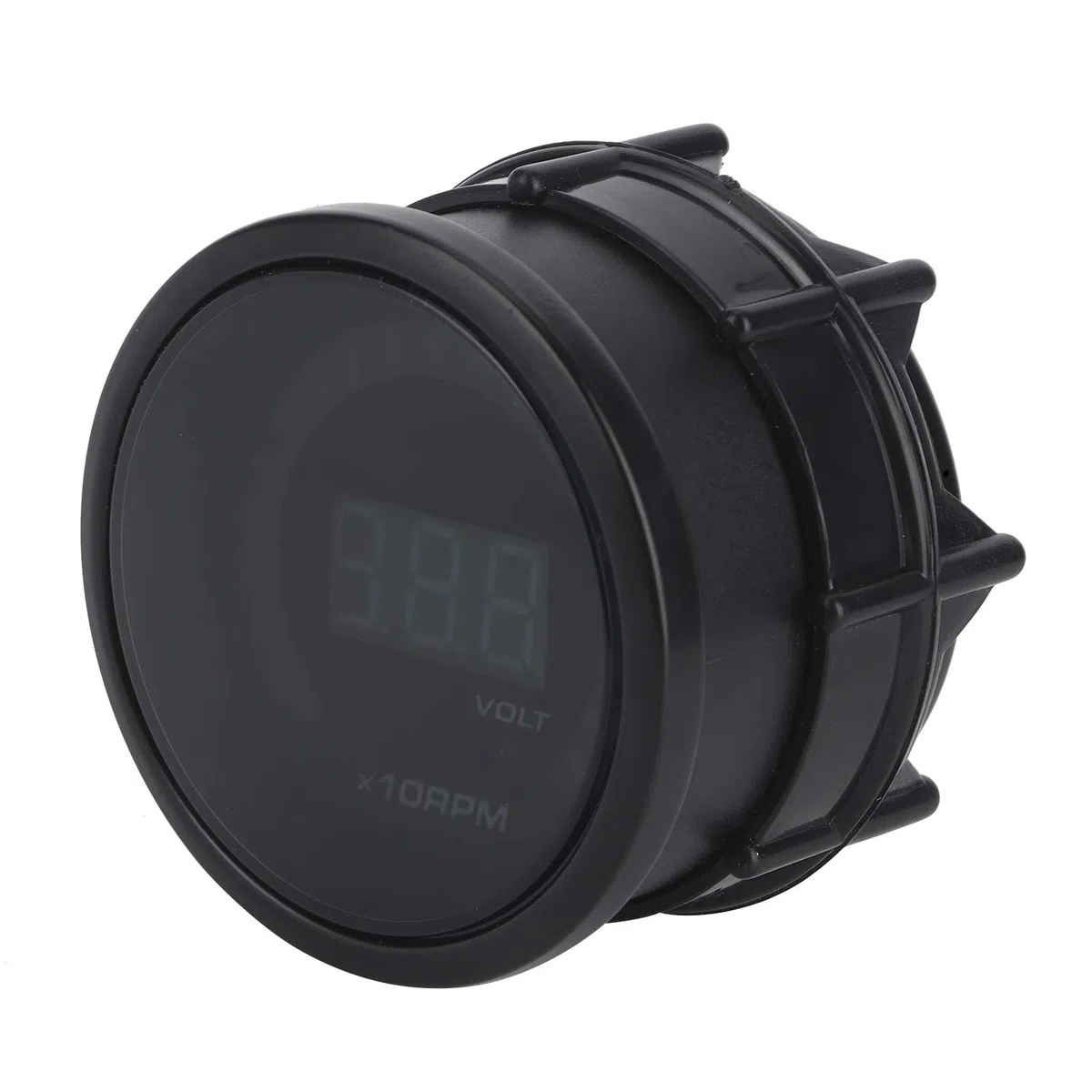 Tacómetro, Medidor de Voltímetro de Tacómetro de Alta Precisión con Pantalla Digital LED Universal 2 en 1 2 en 1 de 12 V para Coche