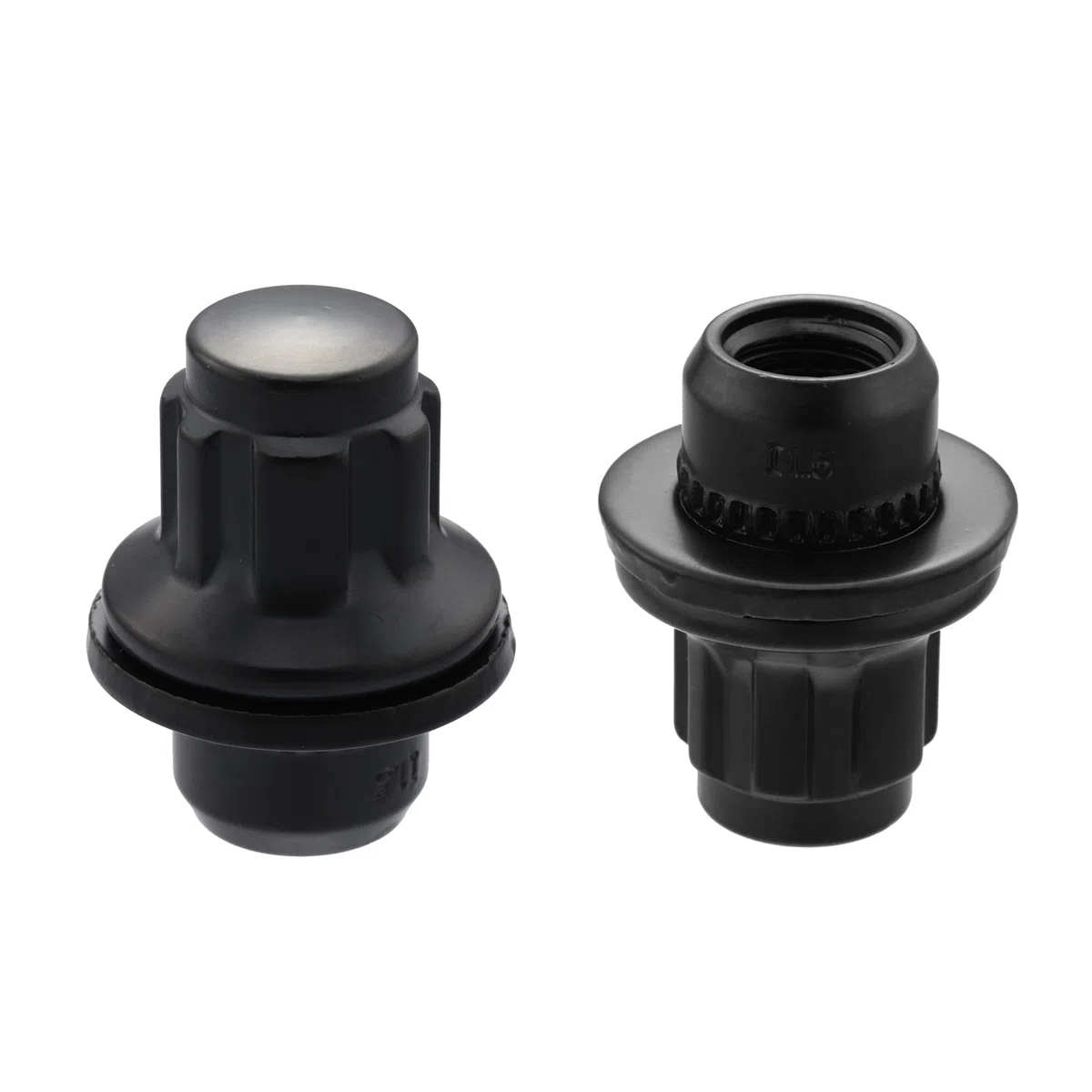 X AUTOHAUX M12x1.5 Coche Rueda Bloqueo Orejeta Tuercas Antirrobo Kit para Toyota Negro