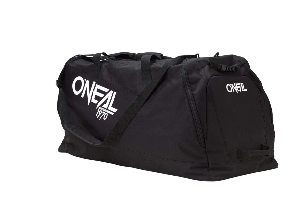 O'NEAL | Accesorios | Motocross Enduro | Poliéster 600D Duradero, Correa de Hombro Acolchada, Paneles de protección de plástico | Bolsa de Equipo O'NEAL TX 8000 | Negra | Tamaño 89 x 41 x 38 cm