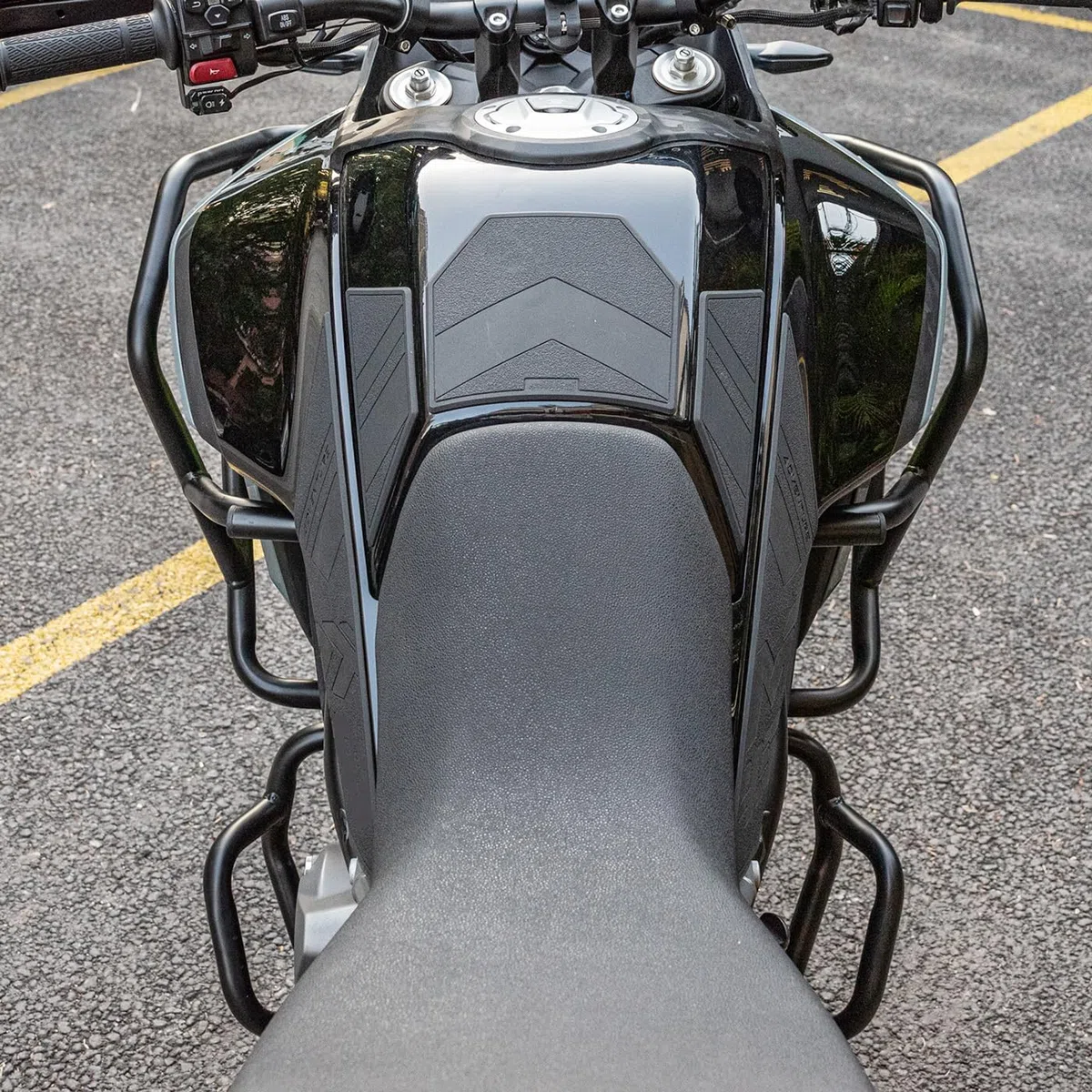 Barra de protección para motocicleta, compatible con CF MOTO 450 MT 2024 2025, marco de protección del motor, parachoques y autopista