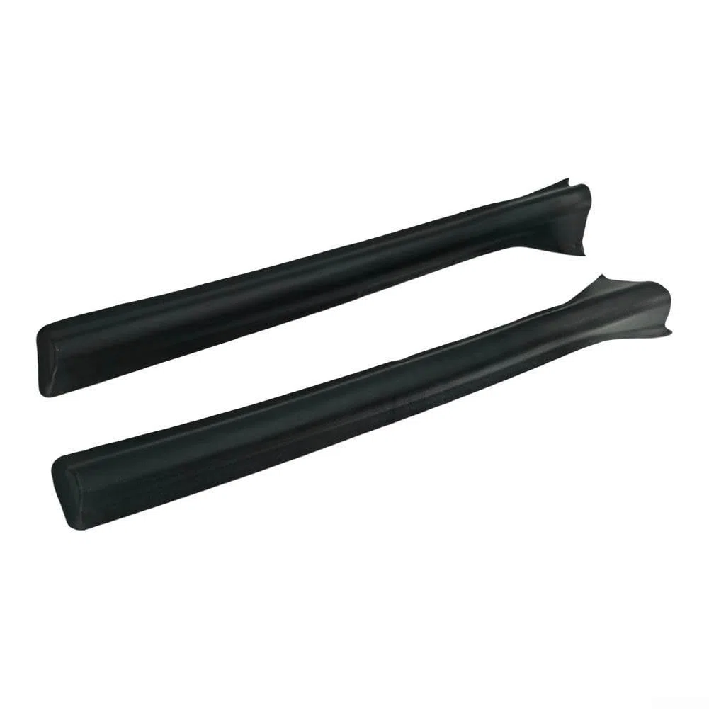 Astra H B-Pillar Tira de Sellado Par 13123711 13123710 para Opel Para Opel 2004-2010 Negro ABS Puerta Marco Cubierta