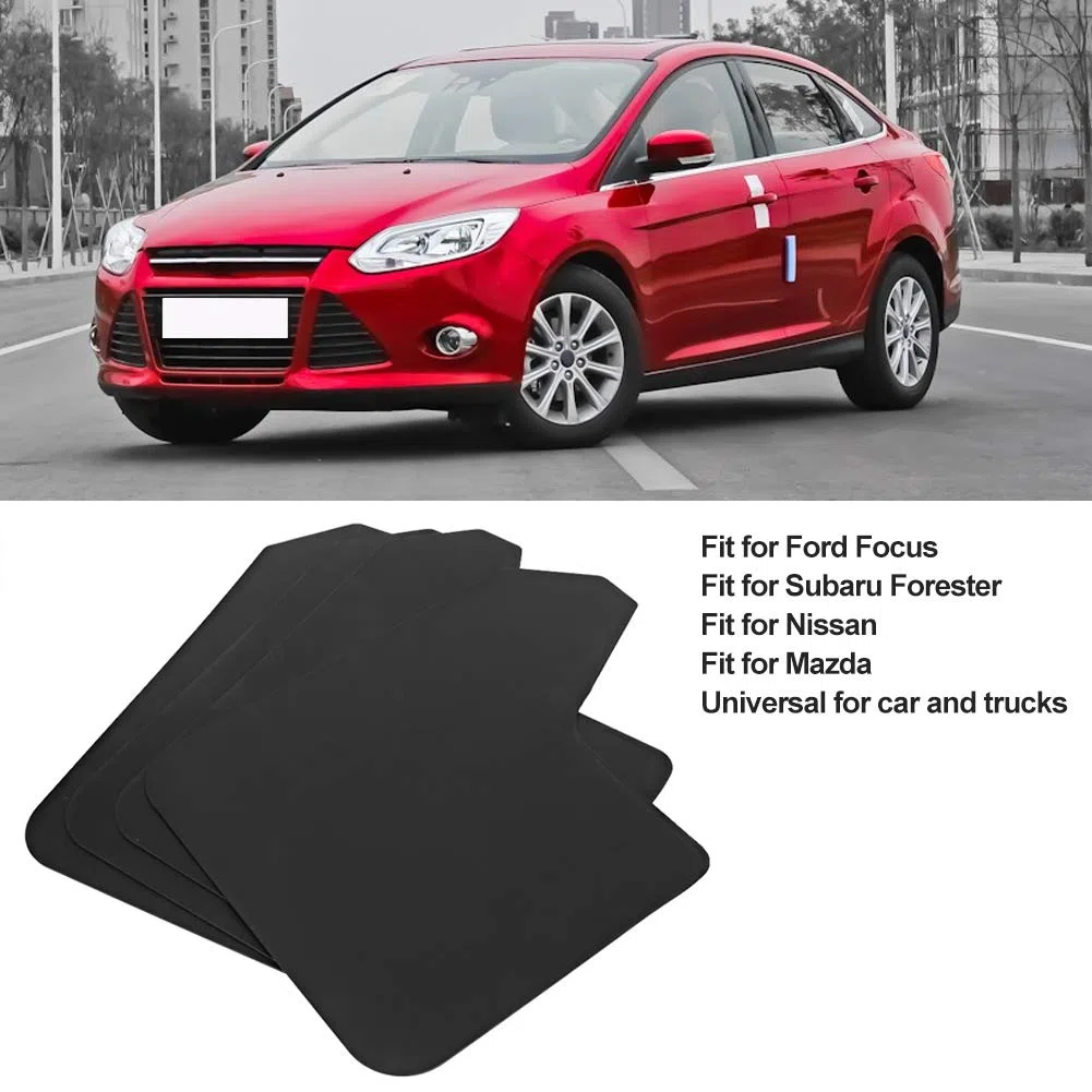 Guardabarros para Coche, Guardabarros, Guardabarros de Goma, Guardabarros Universal, Guardabarros, Guardabarros, Guardabarros de Repuesto para MF12-BAS-BLK
