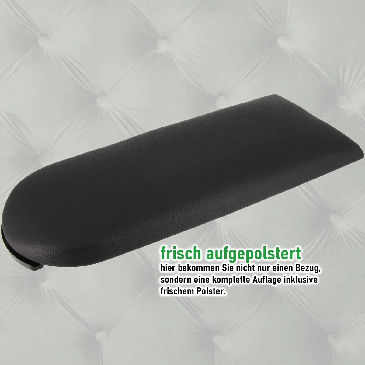 RECAMBO Tapa de reemplazo para reposabrazos central compatible con Seat Toledo IV Tipo KG3 de 2012-2019 - ajuste robusto - apariencia original - mecanismo duradero - instalación rápida - reemplazo