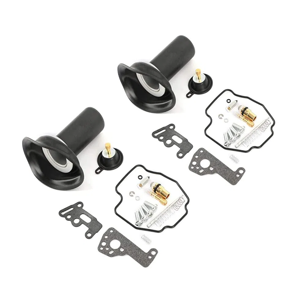 Kit de Reparación de Carburador para Virago XV535 1990-2001 XV 535 Diafragma de émbolo, kit de reparación de carburadores con piezas de aguja de flotador