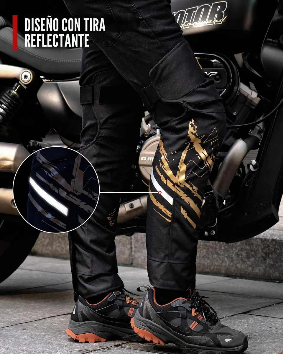 Iron JIA’S Rodilleras Moto Hombre Invierno, Equipo de Protección CE2 Extraíble, Cálidas Impermeables Cortavientos