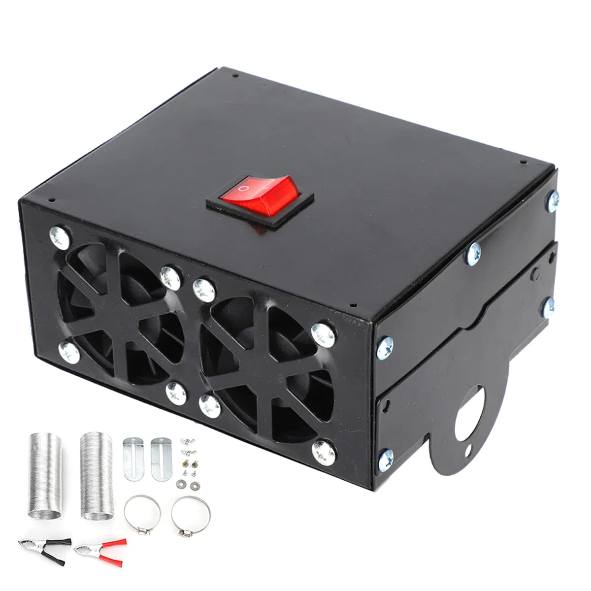 Calentador de Coche Calentador Descongelador Desempañador Portátil Ventilador Silencioso Calentamiento Rápido 600W12V (12v)