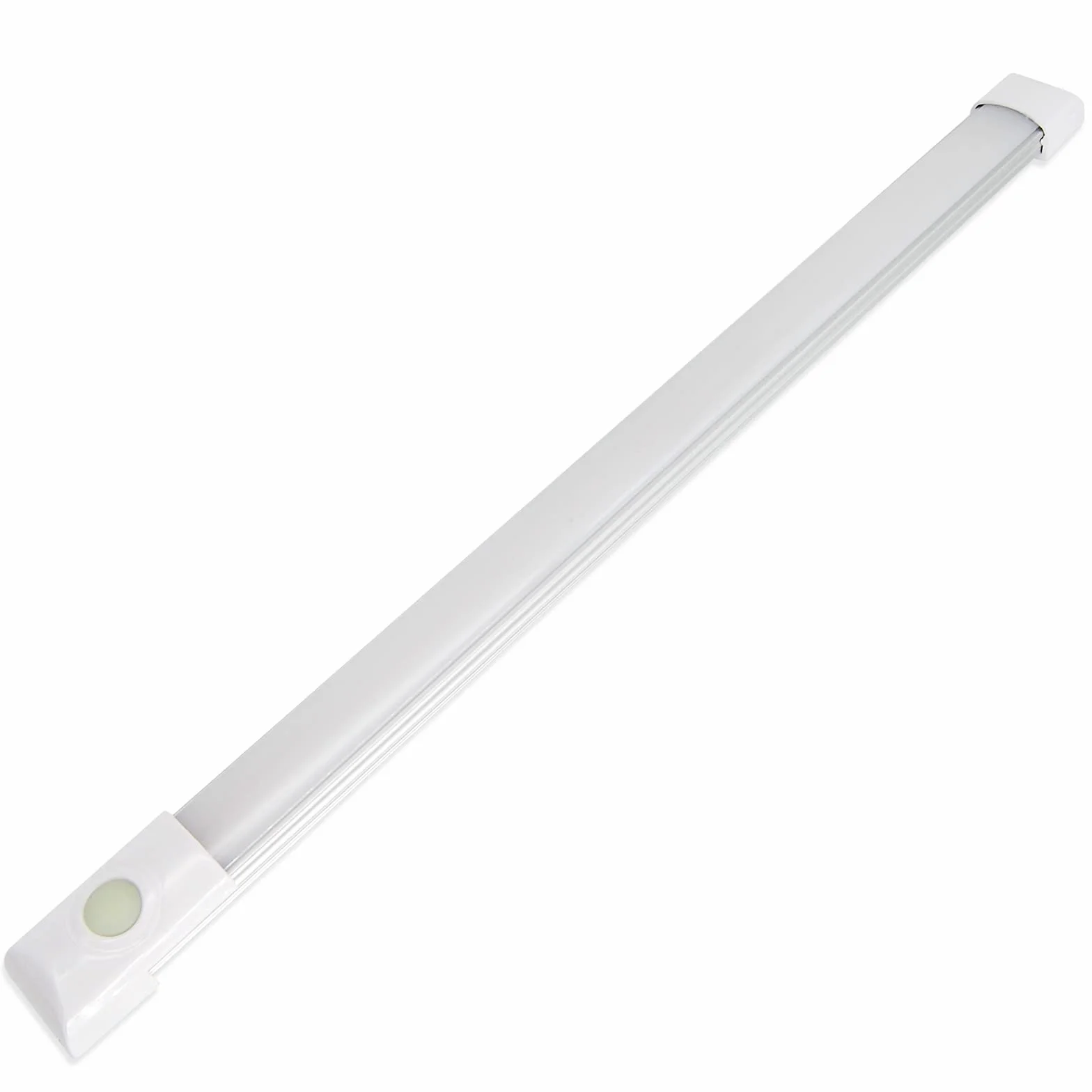 Dream Lighting Luz LED 12v para Autocaravana Barra LED 12v Luz Calida con Interruptor Ultrafino Luce Tira Caravana Camper RV Regulable Blanco Cálido 3000K 30CM IP44