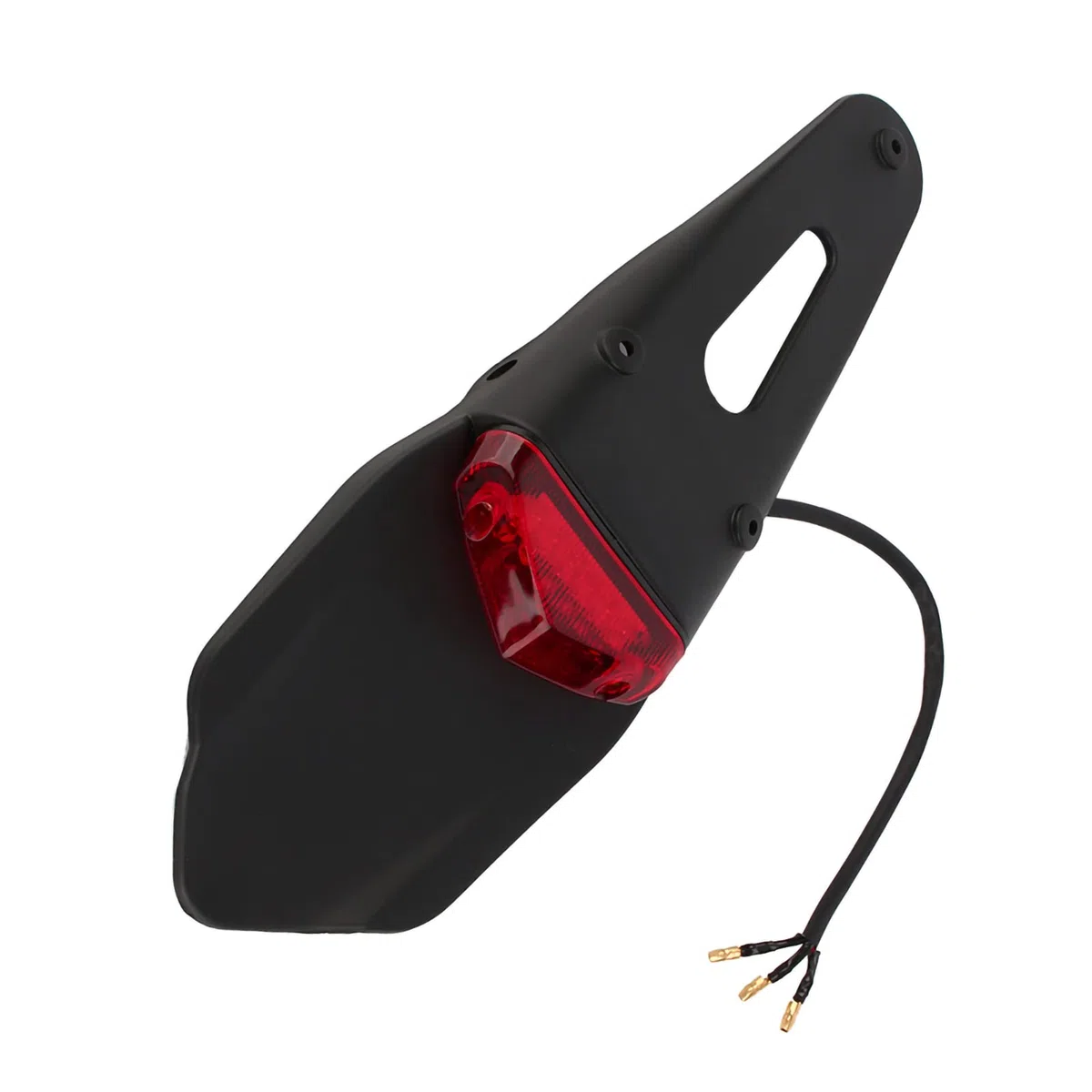 Soporte de matrícula de motocicleta 50+ luces traseras de freno Luz de freno LED universal para motocicleta Luz trasera Luz trasera para ATV Dirt Bike Lámpara DH